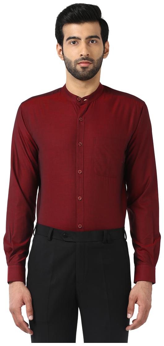 

Raymond Men Regular fit Formal Shirt - Red
