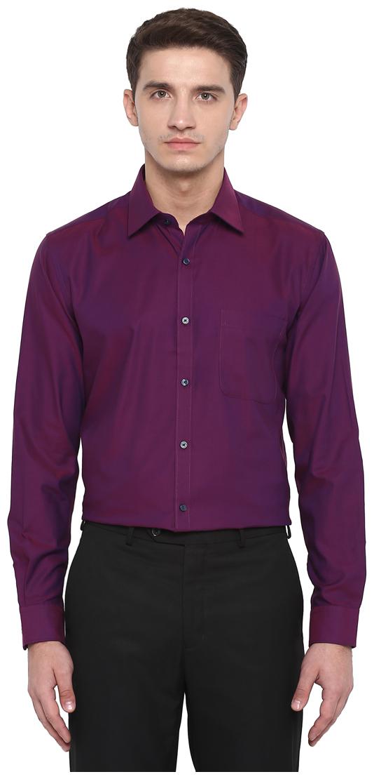 

Raymond Men Regular fit Formal Shirt - Purple