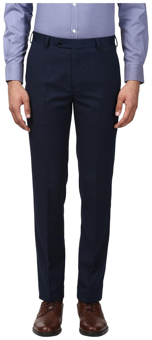 

Raymond Men Solid Regular Fit Formal Trouser - Blue
