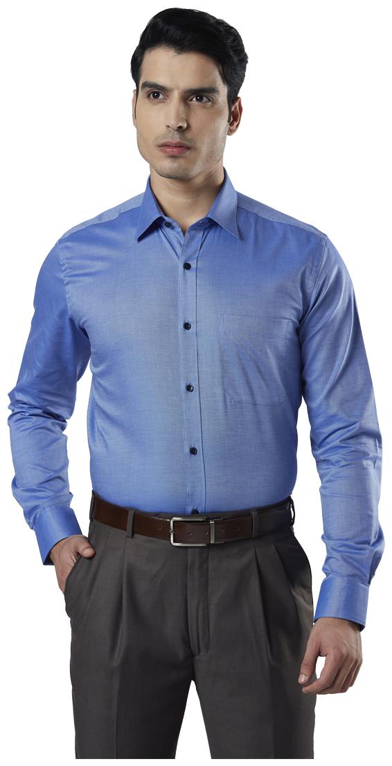 

Raymond Men Regular fit Formal Shirt - Blue