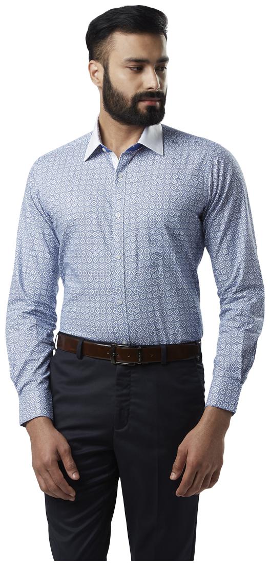 

Raymond Men Regular fit Formal Shirt - Blue