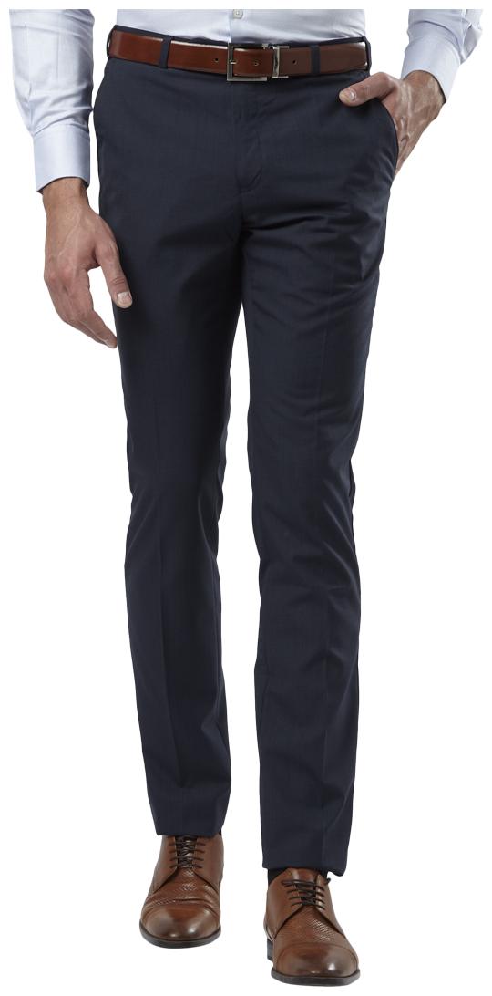 

Raymond Men Solid Slim Fit Formal Trouser - Blue