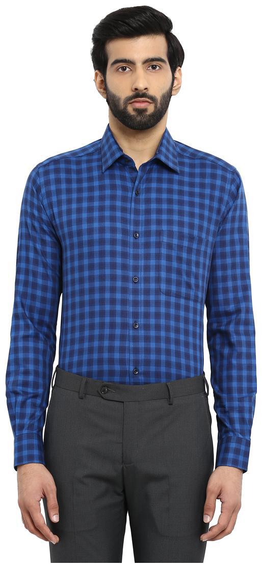 

Raymond Men Slim fit Formal Shirt - Blue