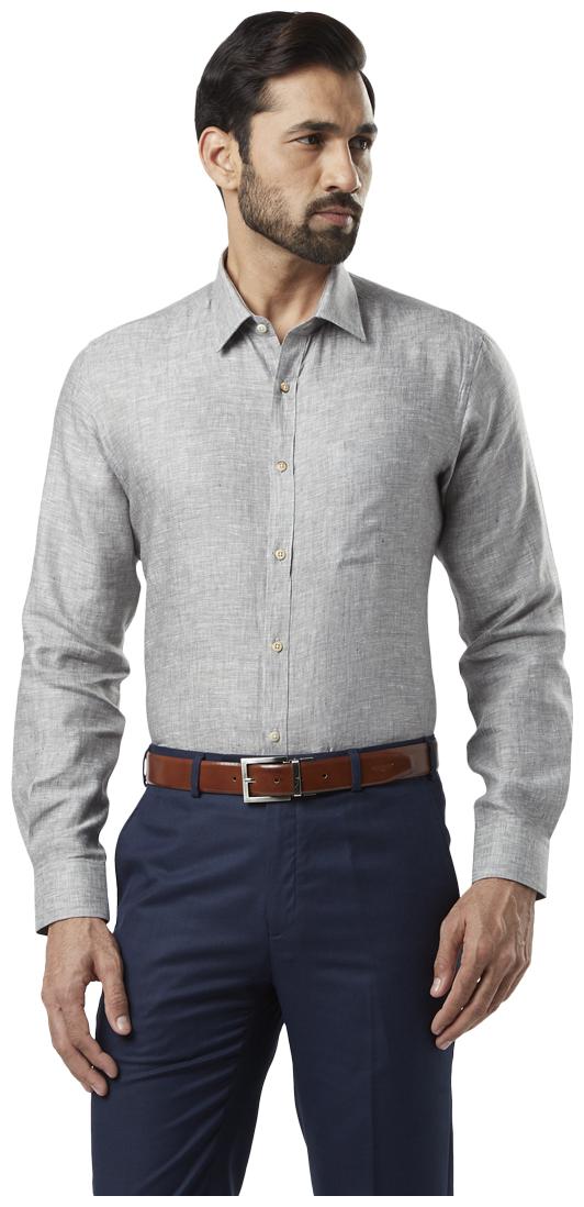 

Raymond Men Regular fit Formal Shirt - Grey