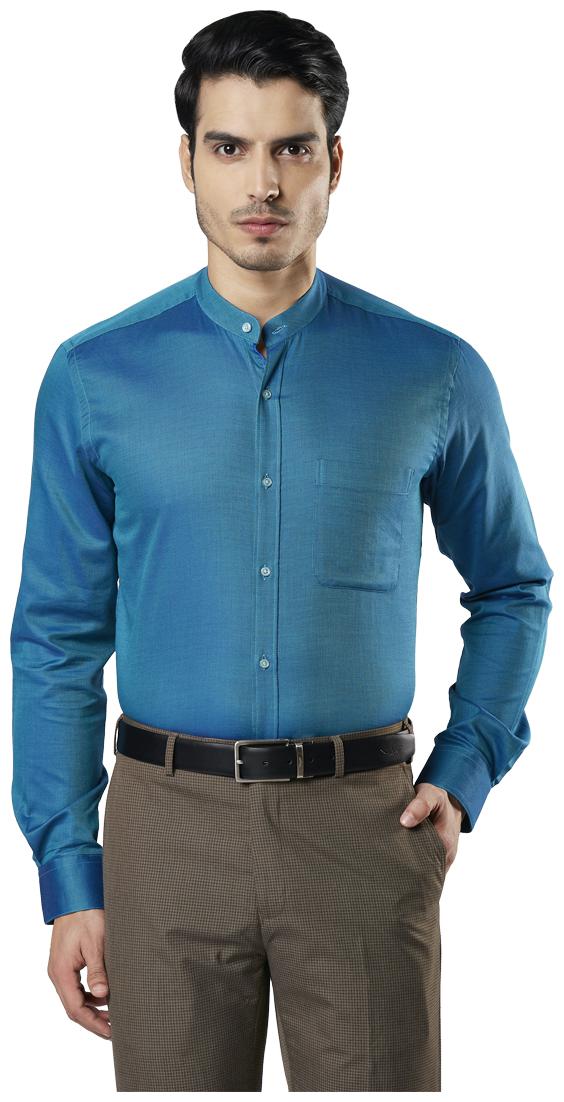 

Raymond Men Regular fit Formal Shirt - Green