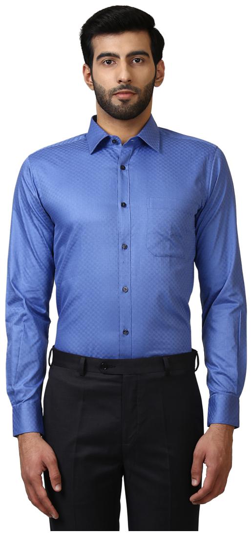 

Raymond Men Regular fit Formal Shirt - Blue