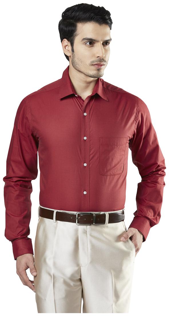 

Raymond Men Slim fit Formal Shirt - Red