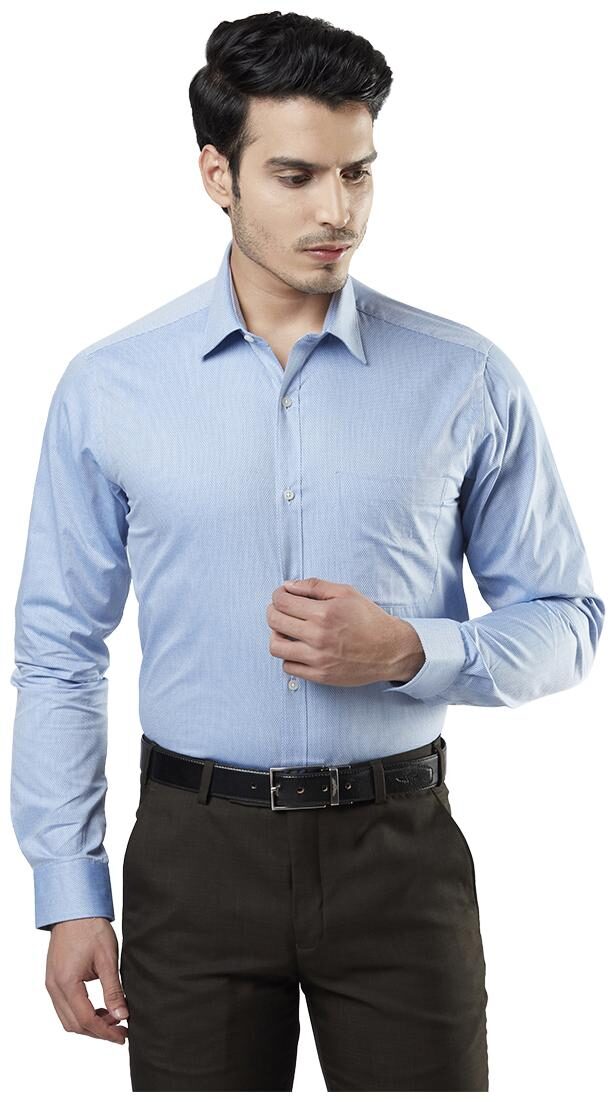 

Raymond Men Slim fit Formal Shirt - Blue