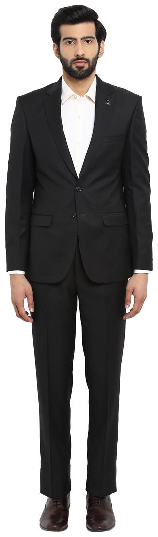 

Raymond Dark Grey Regular Fit Polyester Blend Suit