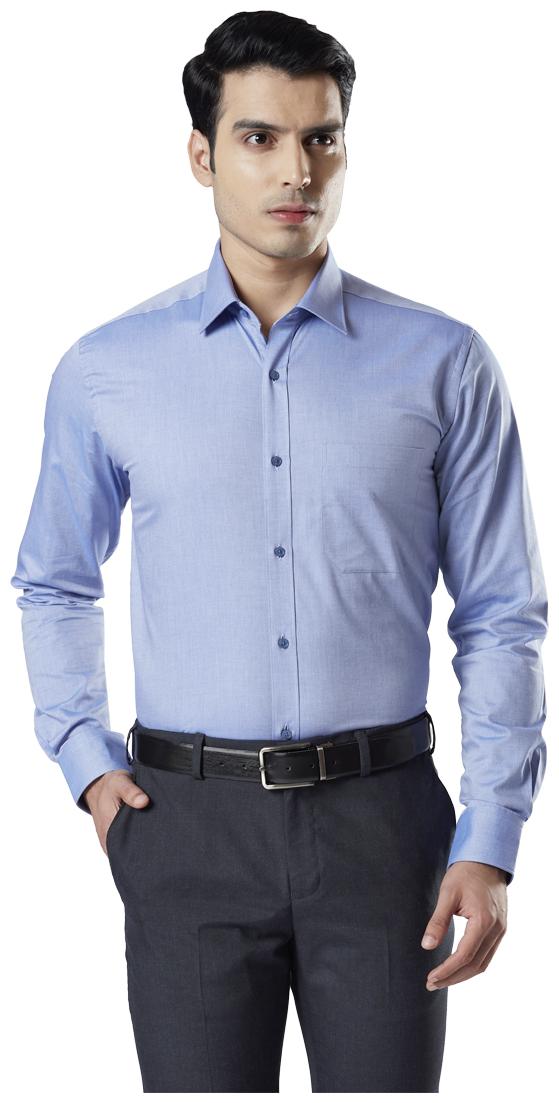 

Raymond Men Regular fit Formal Shirt - Blue