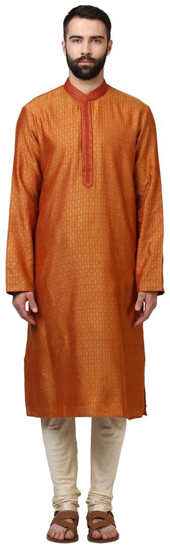 

Raymond Ethnix Rust Kurta Set