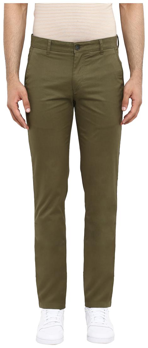 

Raymond Men Solid Slim Fit Formal Trouser - Green