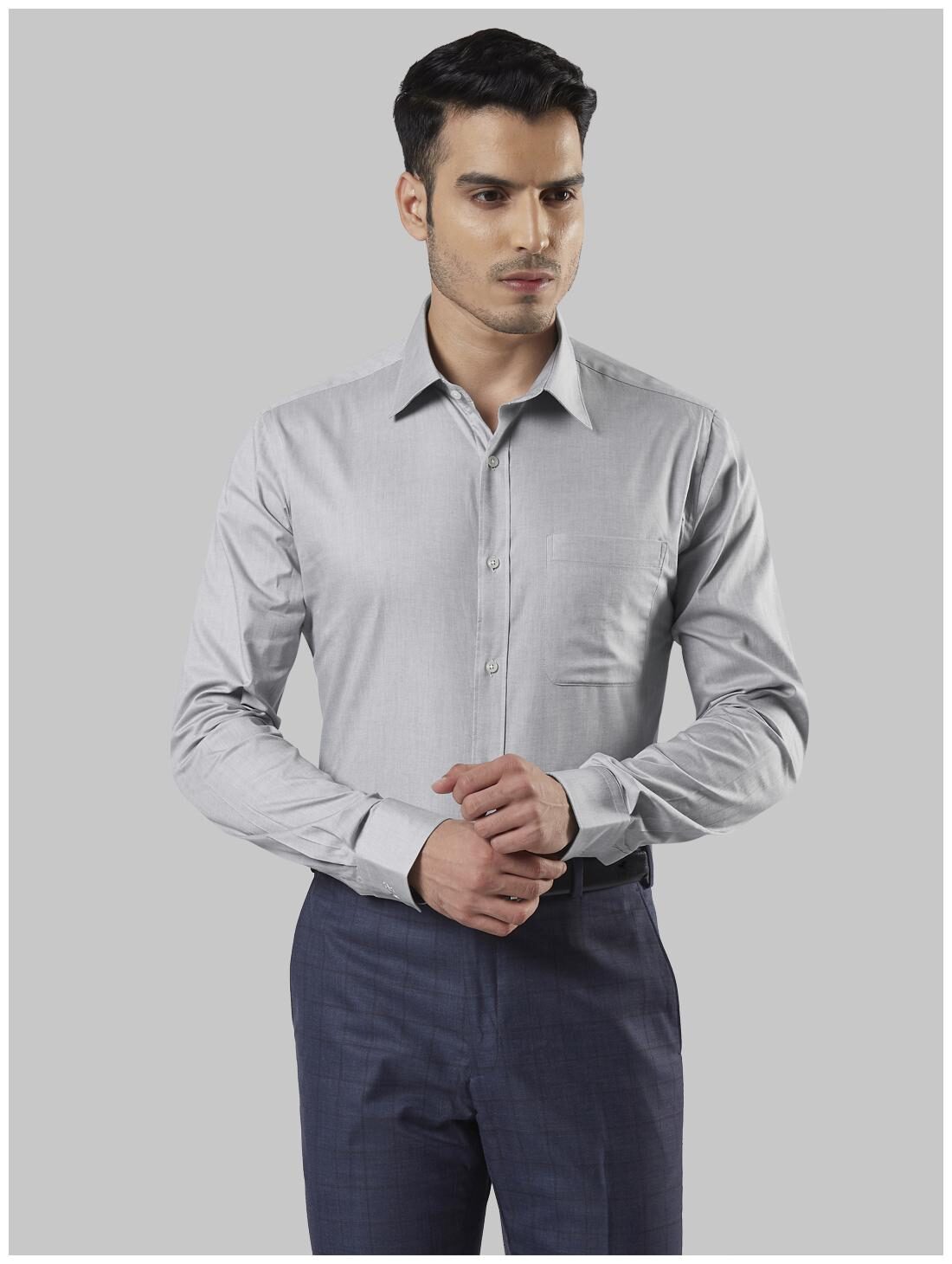 

Raymond Men Slim fit Formal Shirt - Grey