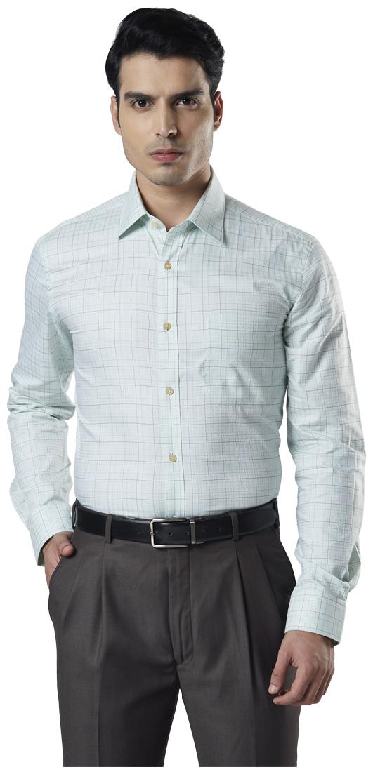 

Raymond Men Regular fit Formal Shirt - Green