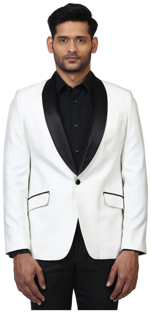 

Raymond Light Fawn Contemporary Fit Polyester Blend Blazer