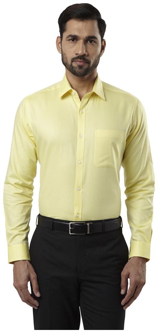

Raymond Men Slim fit Formal Shirt - Yellow