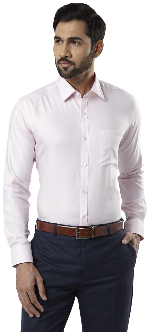 

Raymond Men Regular fit Formal Shirt - Red