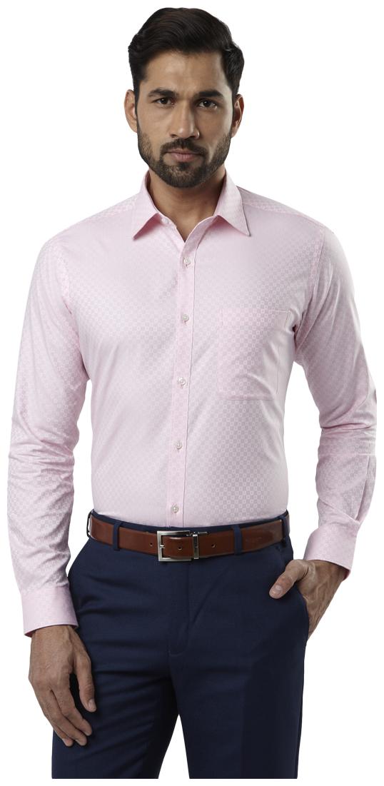 

Raymond Men Slim fit Formal Shirt - Pink
