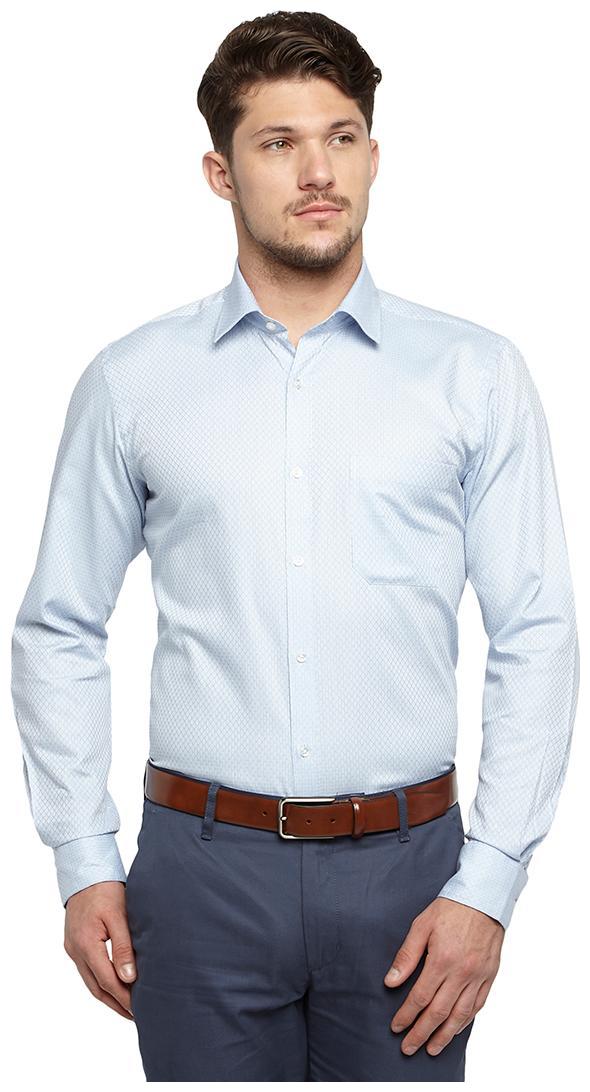 

Raymond Men Regular fit Formal Shirt - Blue