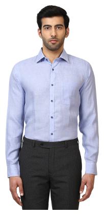 

Raymond Men Regular fit Formal Shirt - Blue