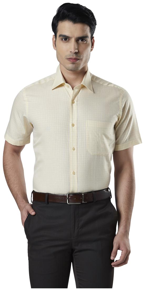 

Raymond Men Regular fit Formal Shirt - Yellow