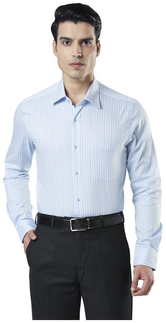 

Raymond Men Regular fit Formal Shirt - Blue