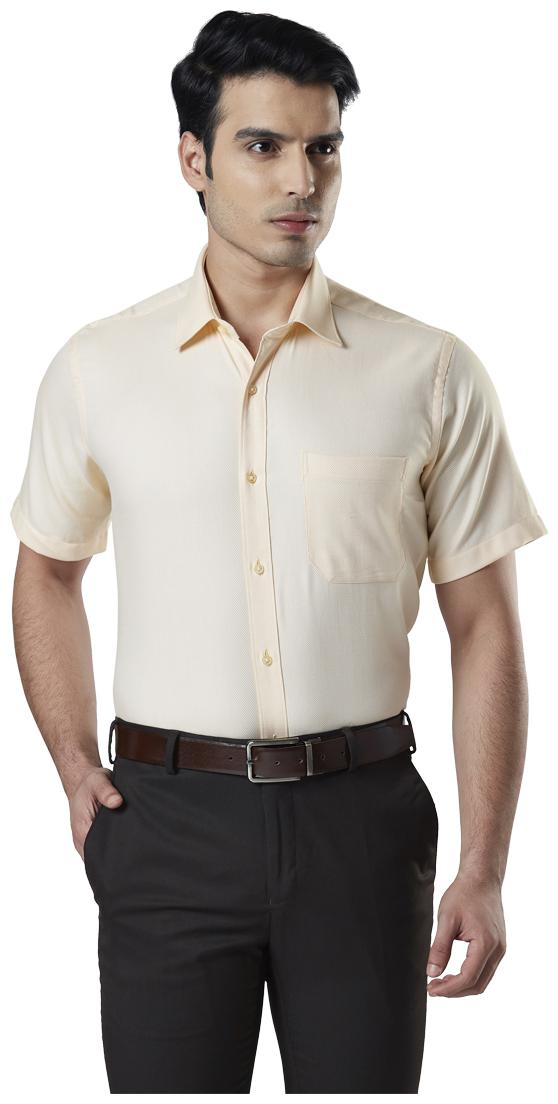 

Raymond Men Regular fit Formal Shirt - Yellow