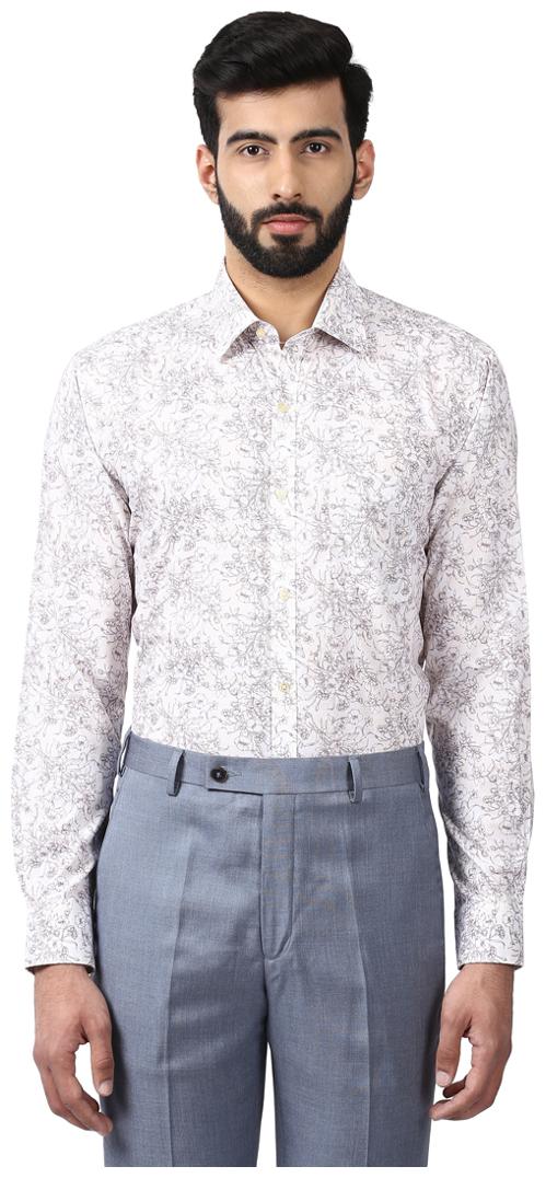 

Raymond Men Regular fit Formal Shirt - Brown