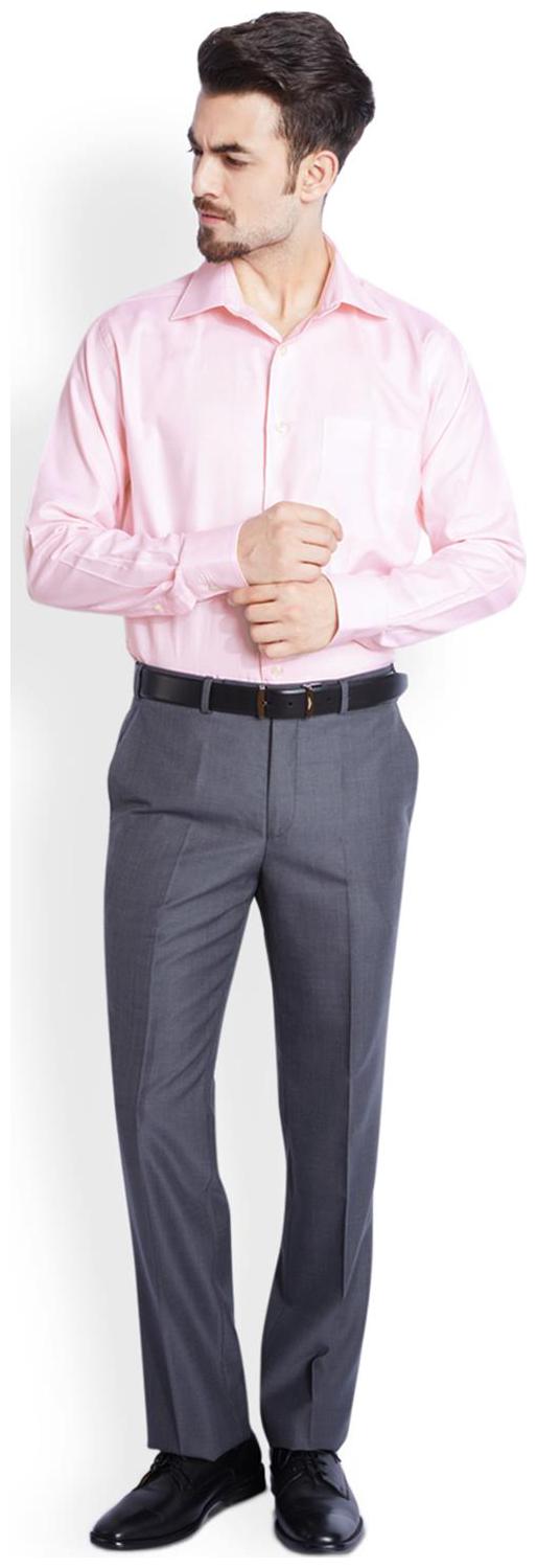 

Raymond Men Red Solid Regular Fit Casual Shirt