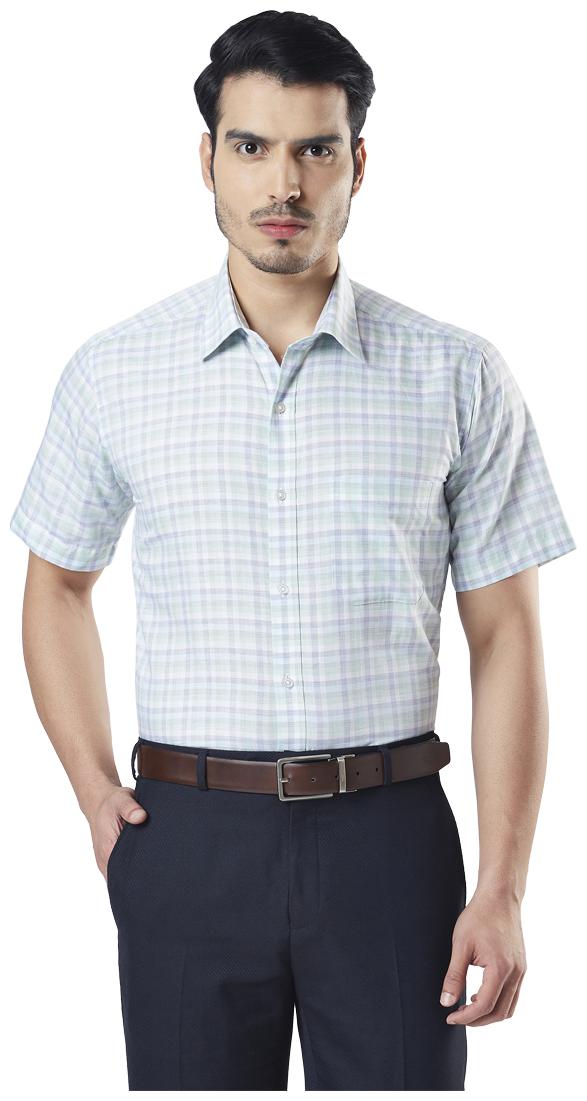 

Raymond Men Regular fit Formal Shirt - Green