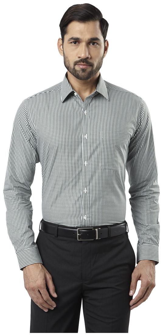 

Raymond Men Slim fit Formal Shirt - Green