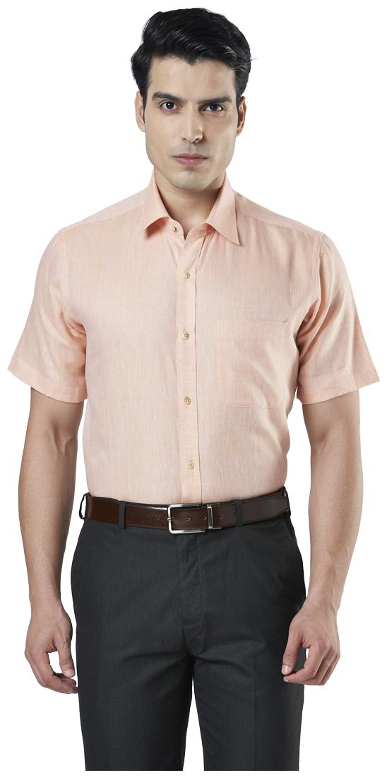 

Raymond Men Regular fit Formal Shirt - Orange