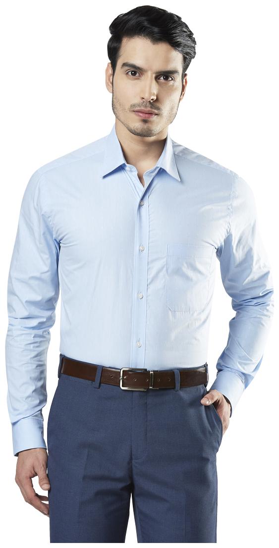 

Raymond Men Regular fit Formal Shirt - Blue