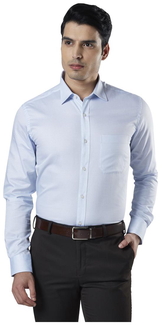 

Raymond Men Regular fit Formal Shirt - Blue