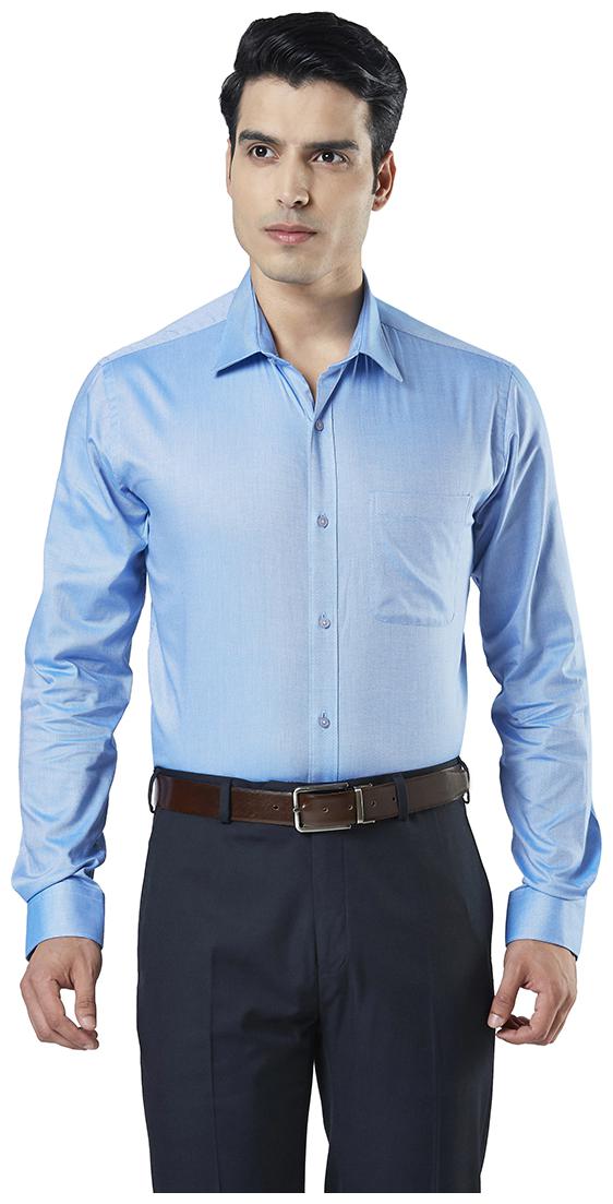 

Raymond Men Slim fit Formal Shirt - Blue