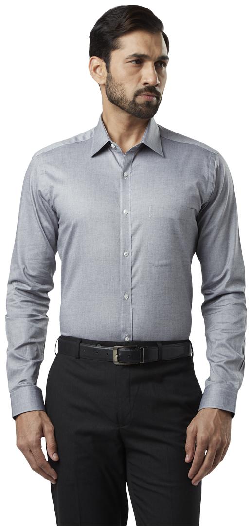

Raymond Men Slim fit Formal Shirt - Grey