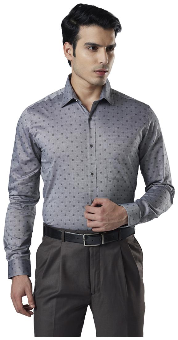 

Raymond Men Regular fit Formal Shirt - Grey