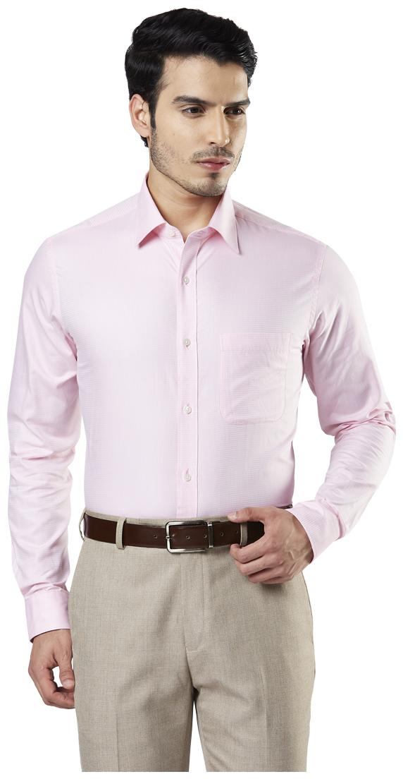 

Raymond Men Slim fit Formal Shirt - Pink