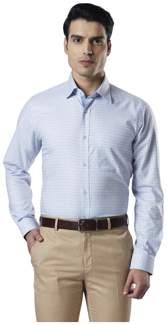 

Raymond Men Regular fit Formal Shirt - Blue