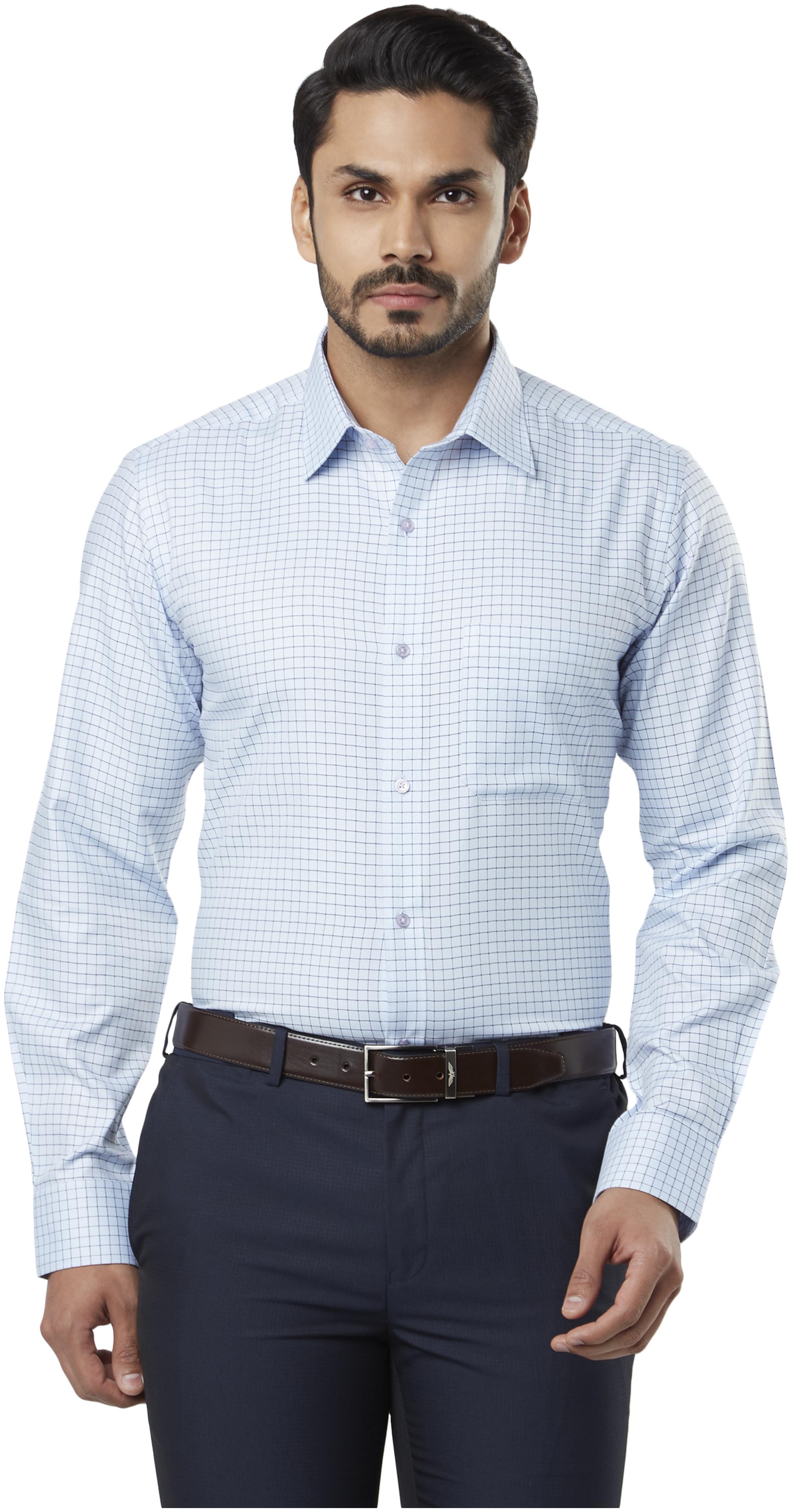 

Raymond Men Regular fit Formal Shirt - Blue