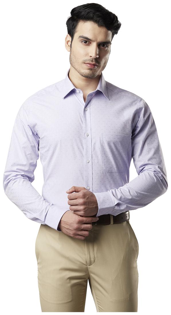 

Raymond Men Slim fit Formal Shirt - Purple