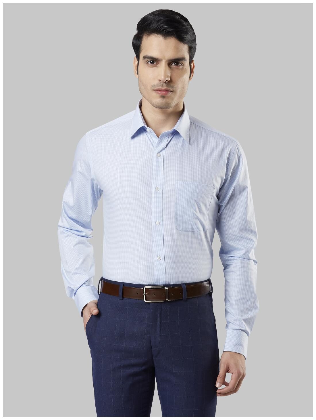 

Raymond Men Slim fit Formal Shirt - Blue