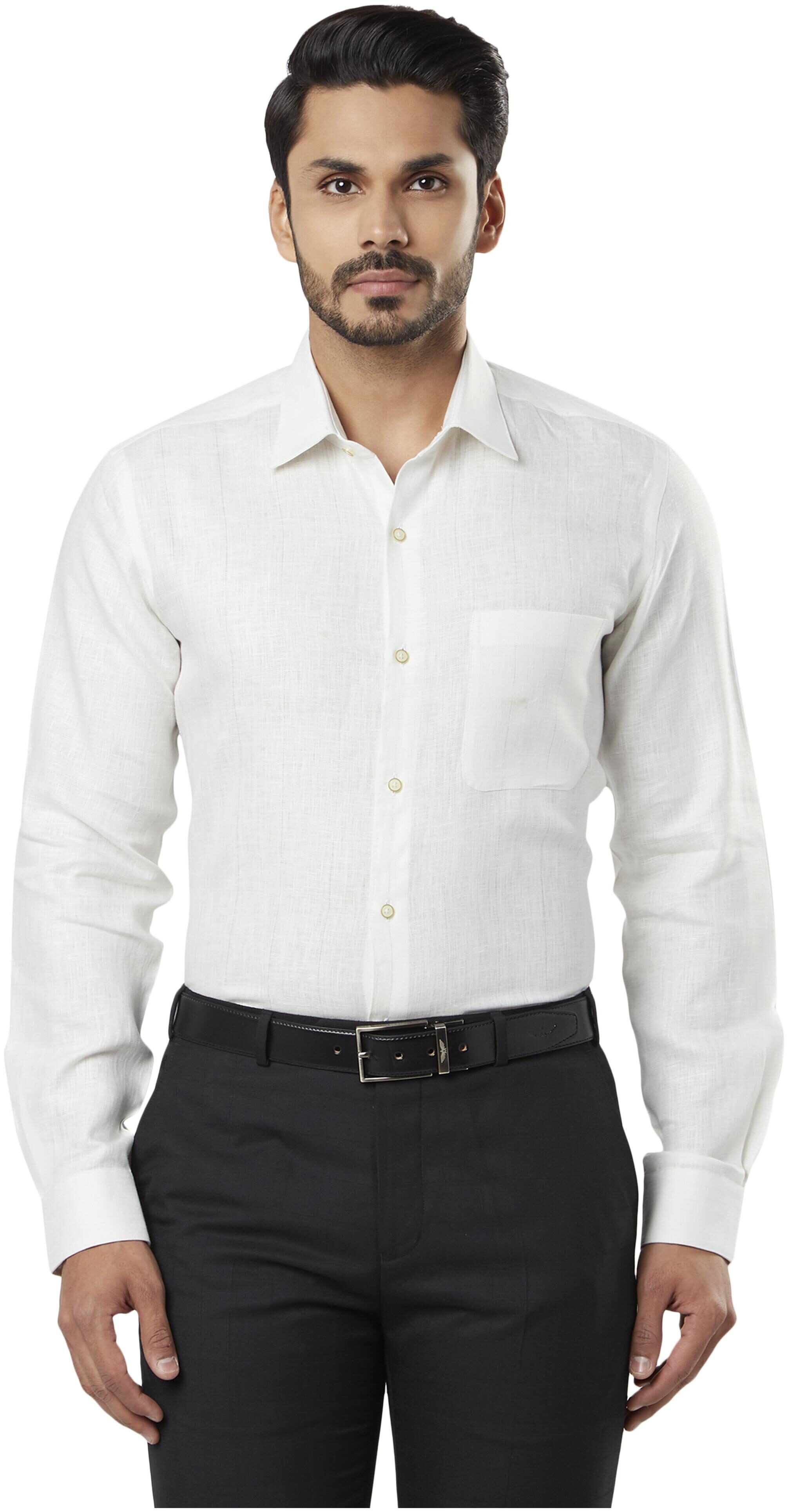 

Raymond Men Regular fit Formal Shirt - White