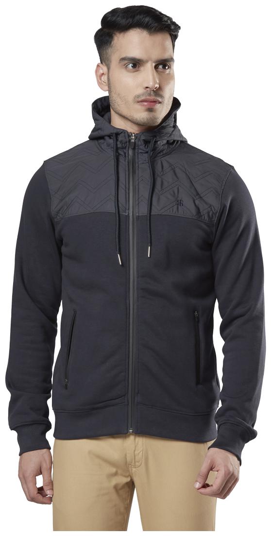 

Raymond Men Cotton Solid Sweatshirt Blue