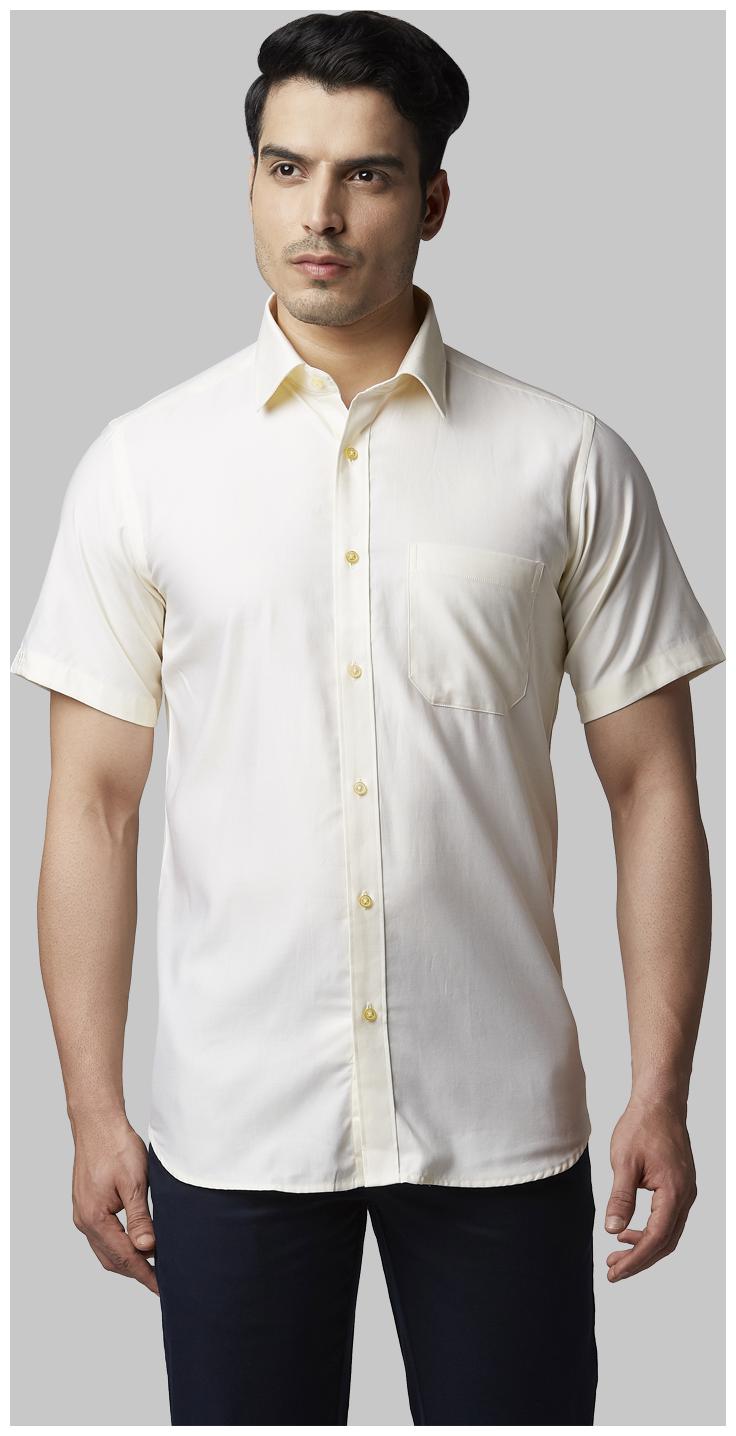 

Raymond Men Regular fit Formal Shirt - Beige