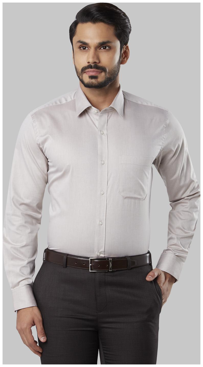 

Raymond Men Regular fit Formal Shirt - Beige