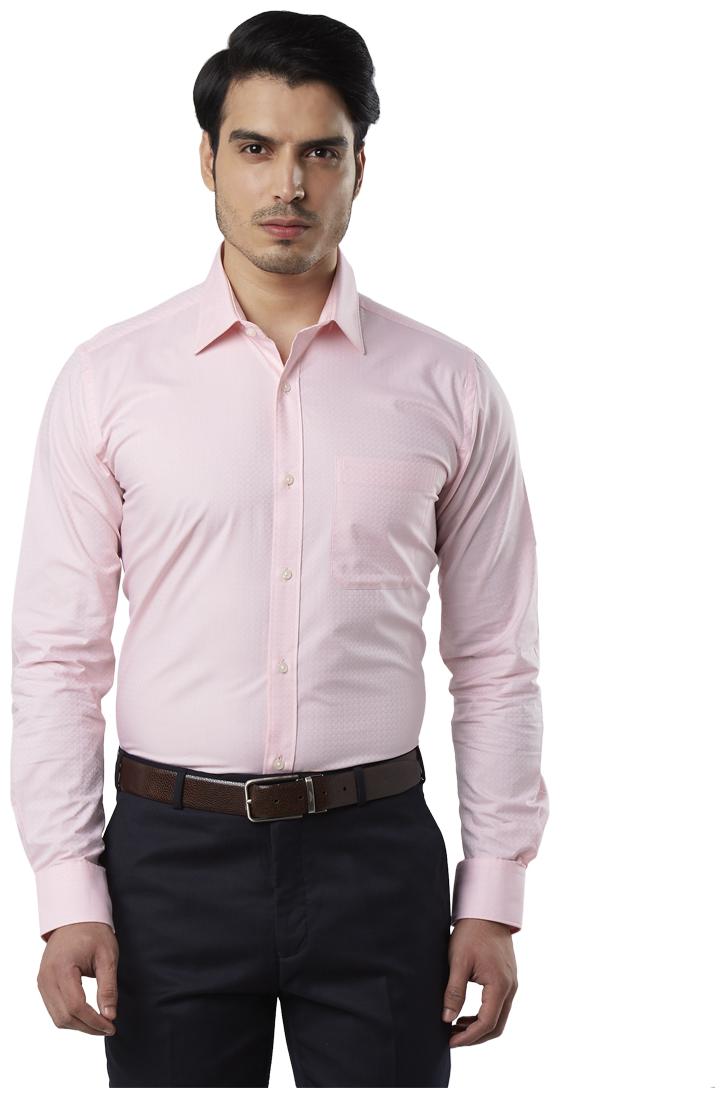 

Raymond Men Regular fit Formal Shirt - Red