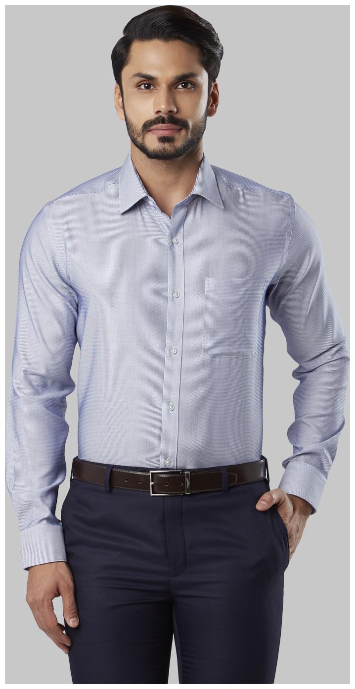 

Raymond Men Regular fit Formal Shirt - Blue