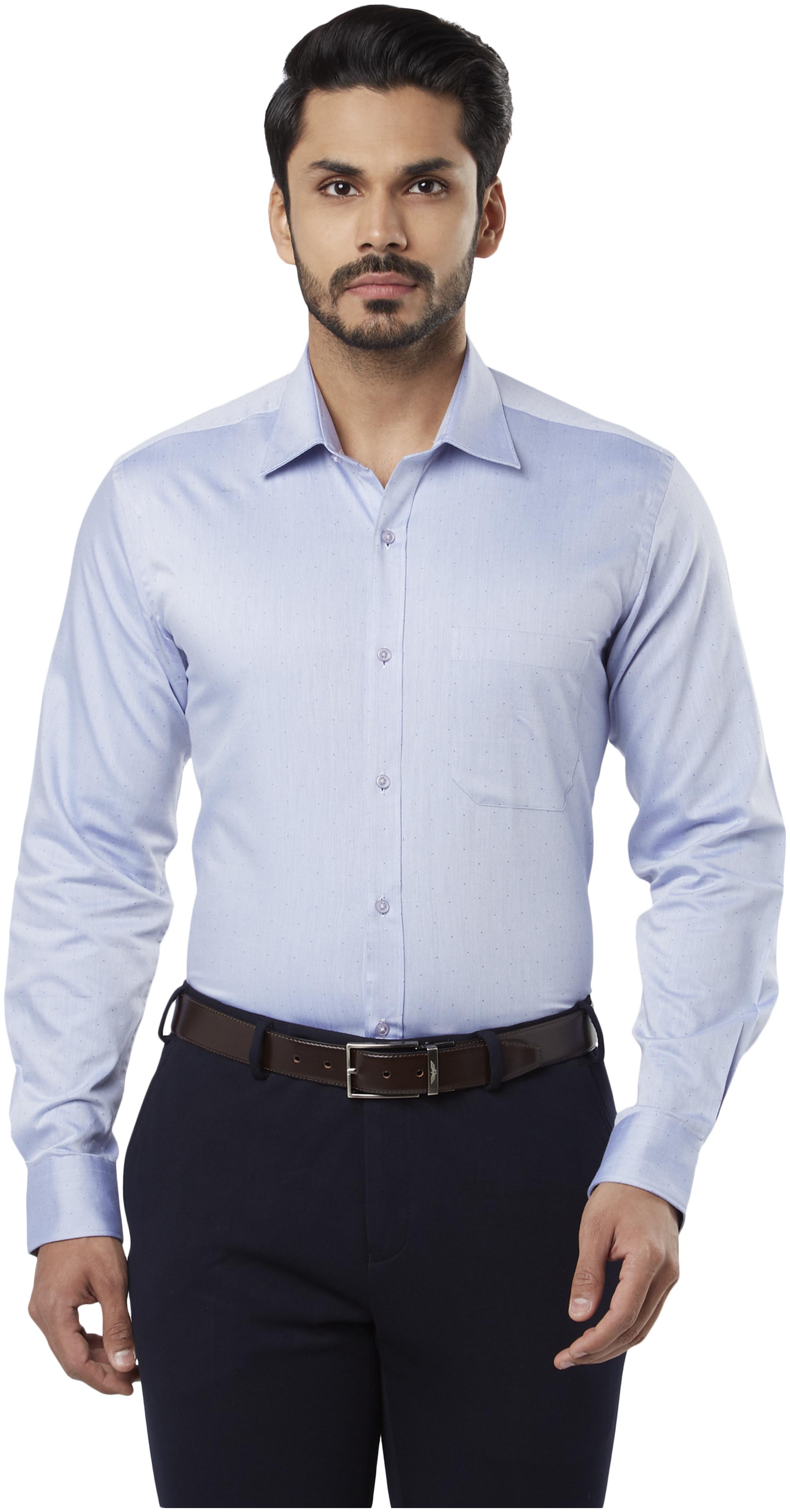 

Raymond Men Regular fit Formal Shirt - Blue