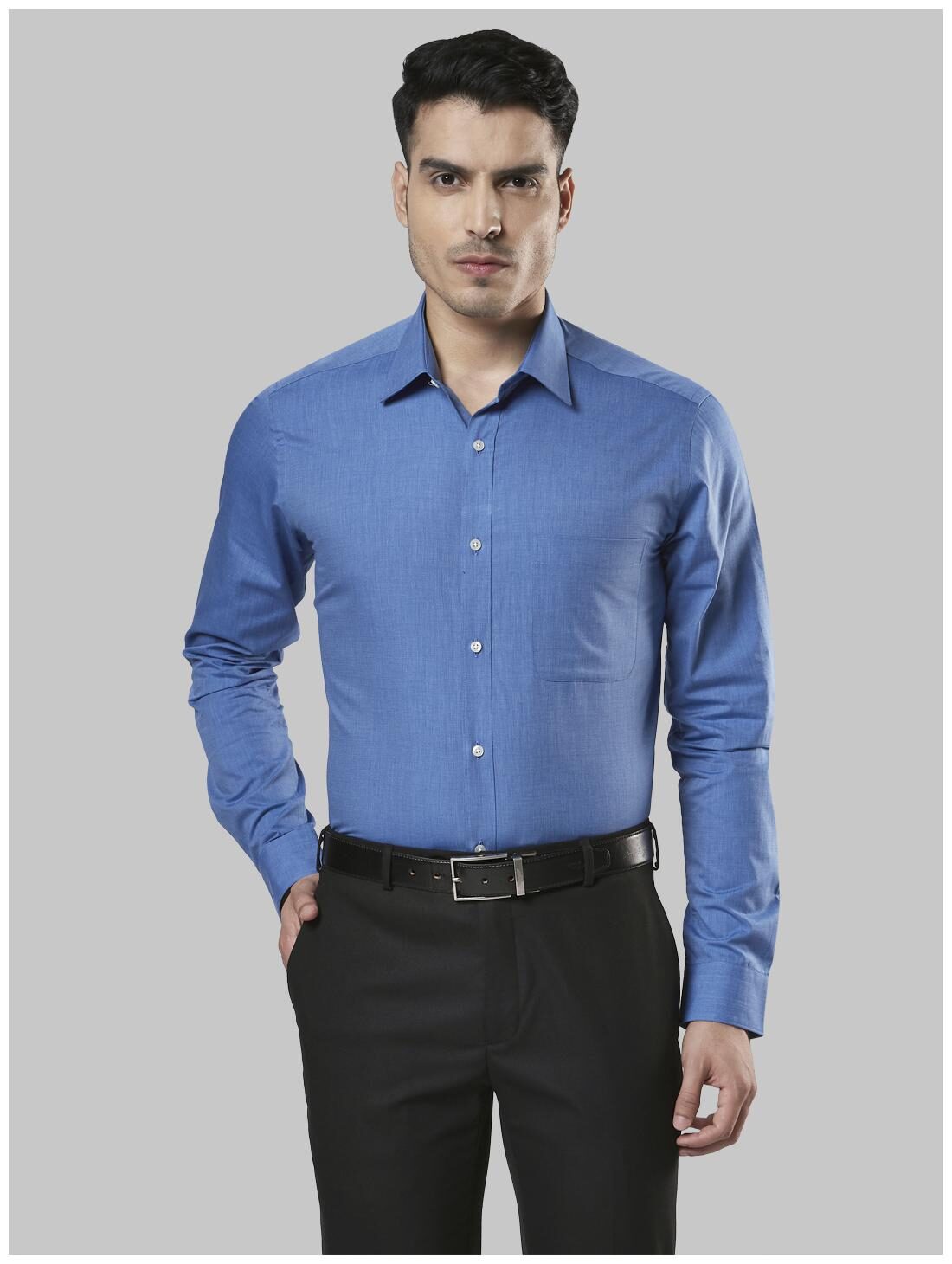 

Raymond Men Slim fit Formal Shirt - Blue